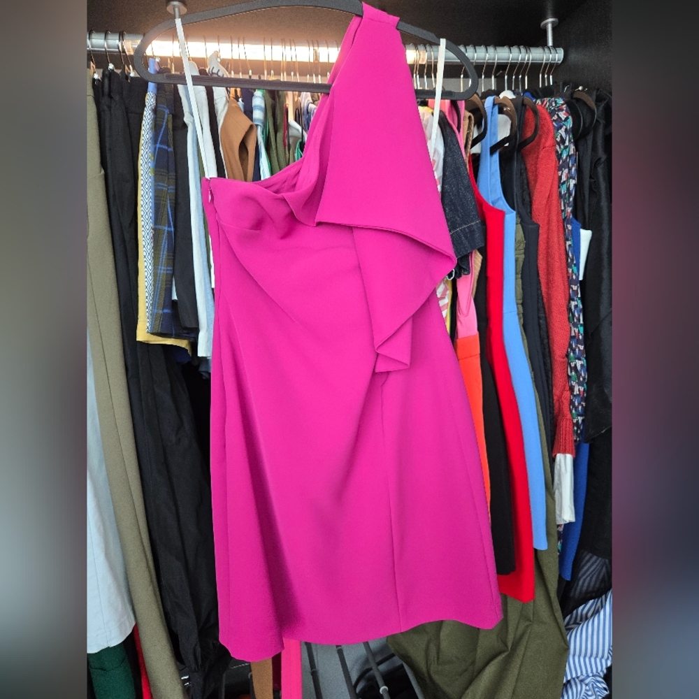 Halston Heritage Fuchsia Dress